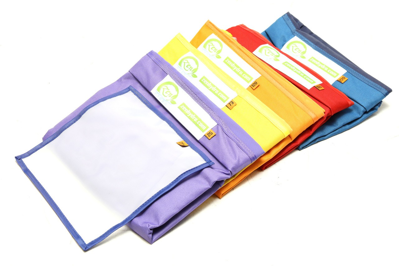 iPower GLBBAG5X8 Herbal Ice Bubble Hash Bag Essence Extractor Kit, 5 Gallon, 5 B