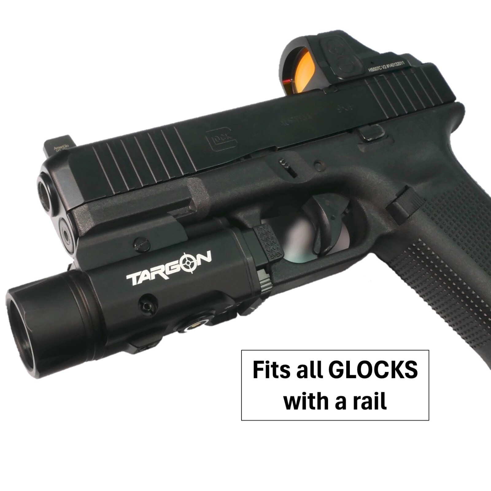 TACTICAL LED FLASHLIGHT RECHARGEABLE 1600 LUMENS STROBE GLOCK PISTOL GUN TLX-3N