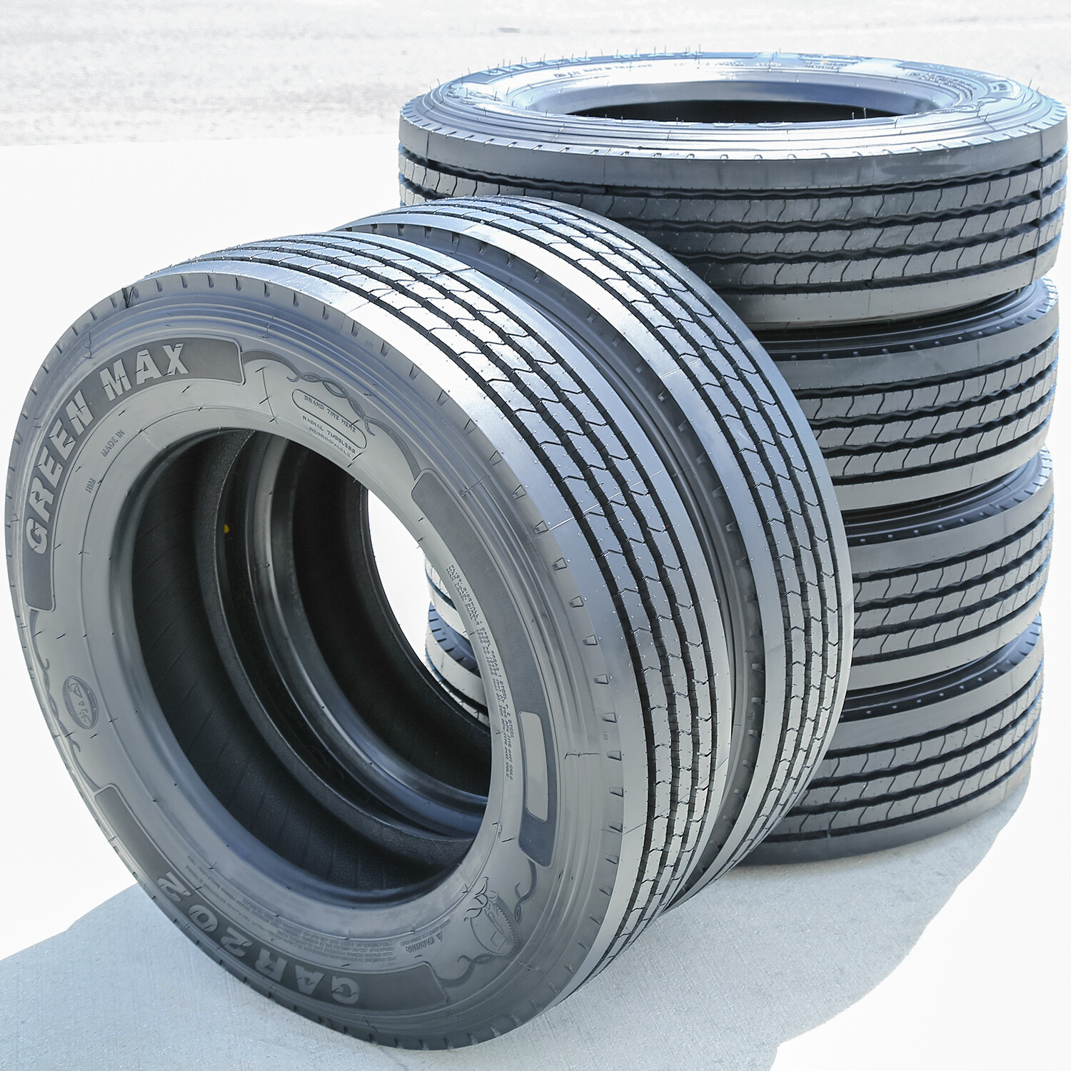 2 Tires Green Max GAR202 245/70R19.5 Load H 16 Ply All Position Commercial