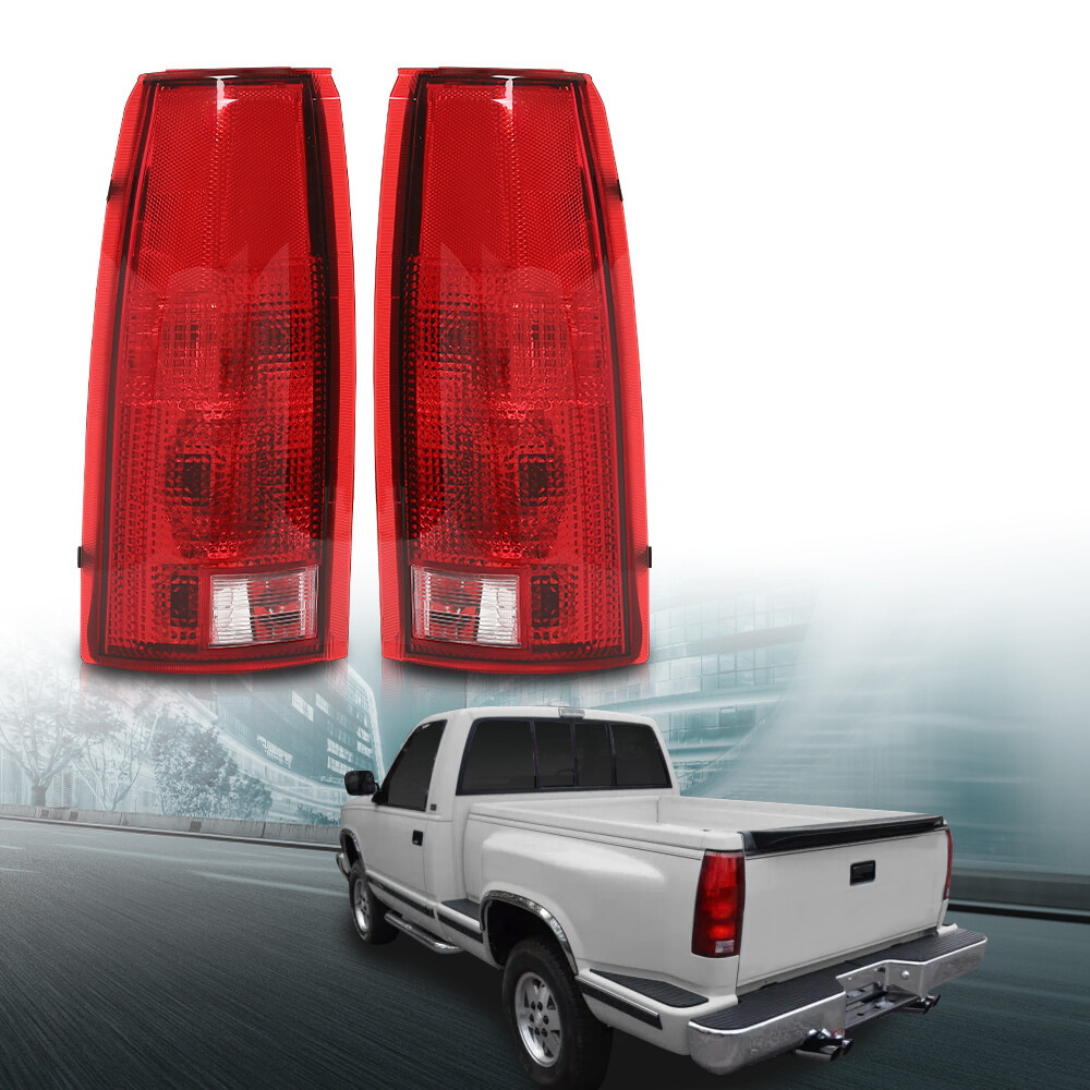 Fit For 88-99 Chevy Silverado GMC Sierra C/K Tail Lights Brake Lamps w/ Bulbs