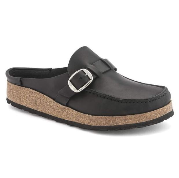 Birkenstock Buckley Oiled Leather Clog Moccasin Slip On Comfort Shoes - NEW