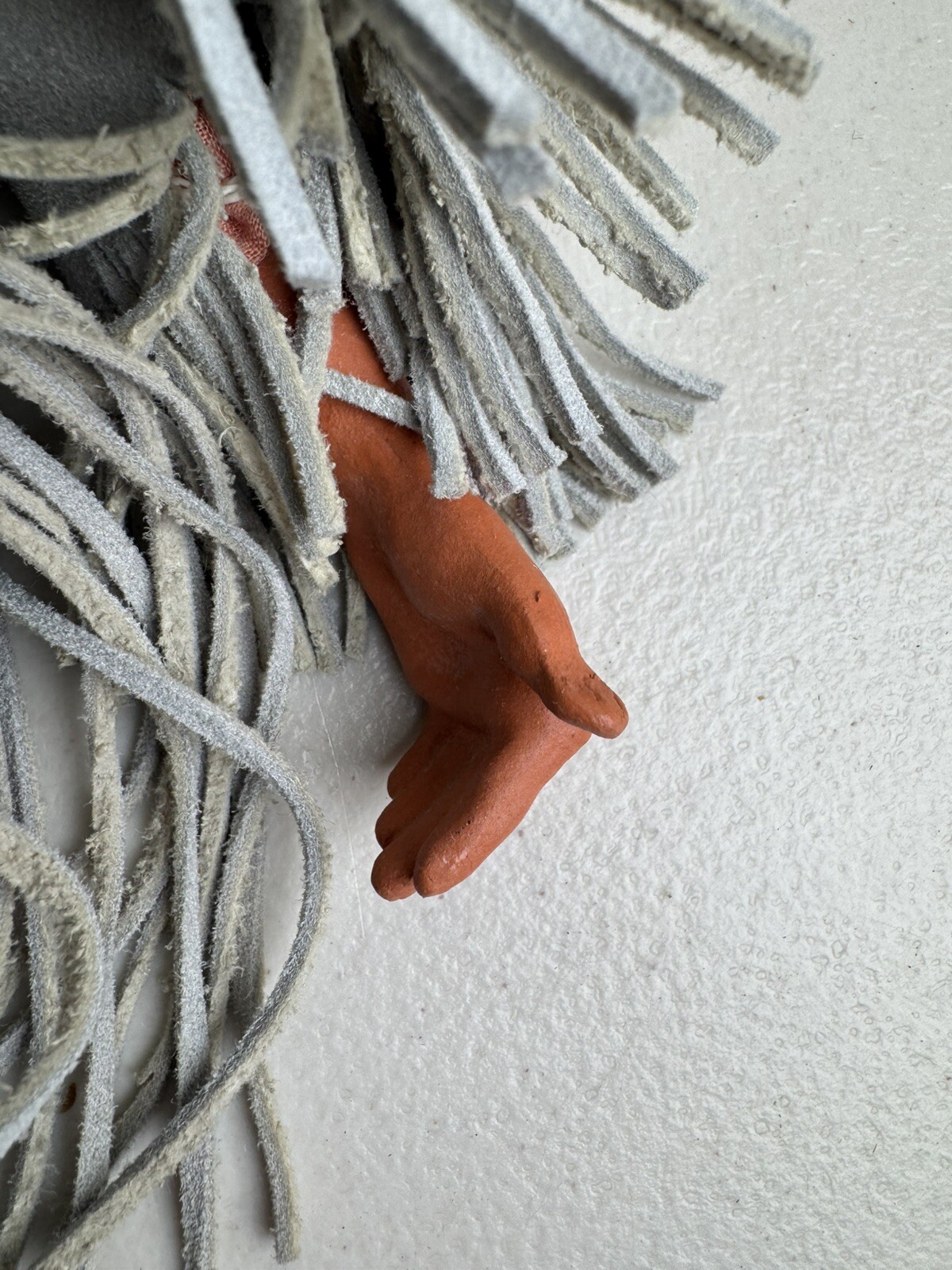 VINTAGE INDIANA STONEWARE NATIVE AMERICAN INDIAN CHIEF DOLL "KOKOMOKO" 1965