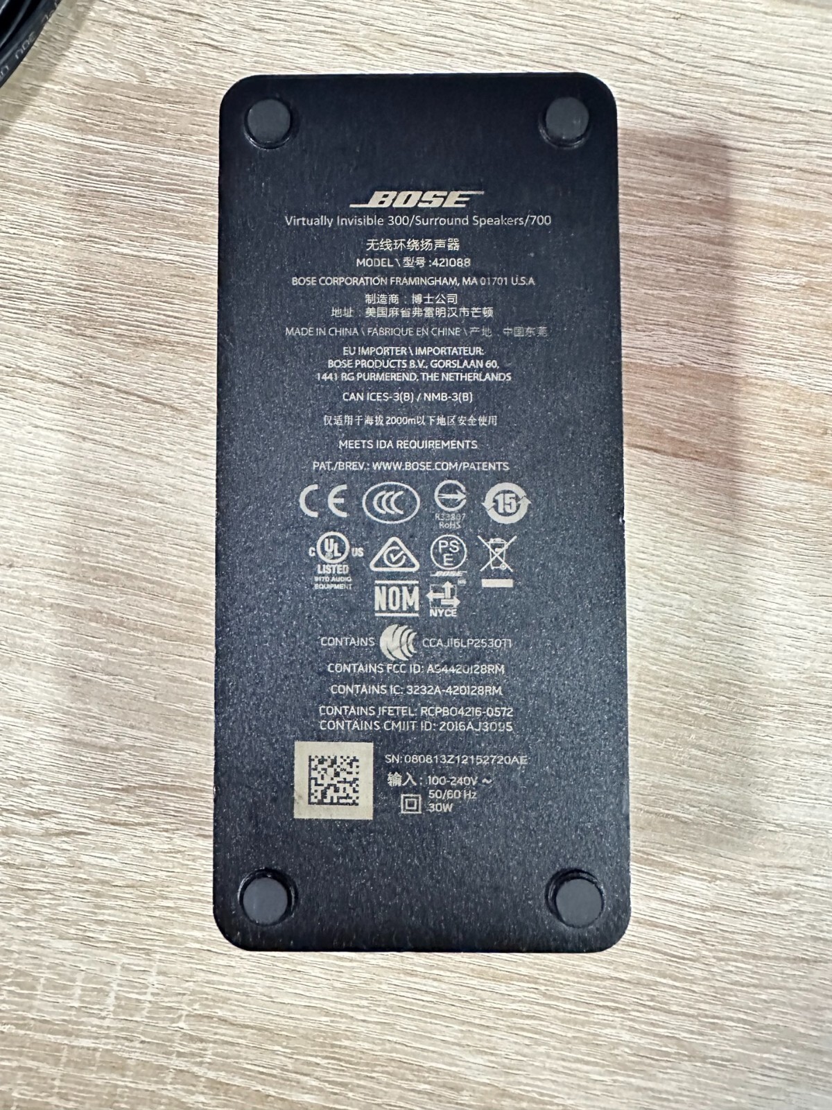 Bose Wireless Receiver Adapter For Bose Lifestyle 700