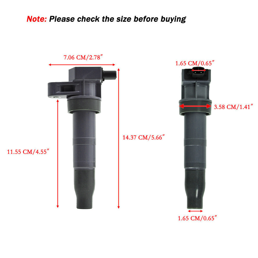 6 Pack Ignition Coil & Iridium Spark Plug For Hyundai Santa Fe Kia Sorento UF546