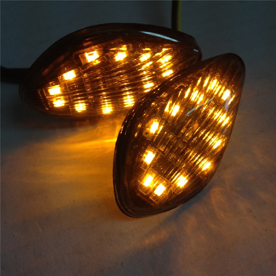 Clear LED Flush Mount Turn Signal for HONDA CBR 1000RR 2004 2005 2006 2007