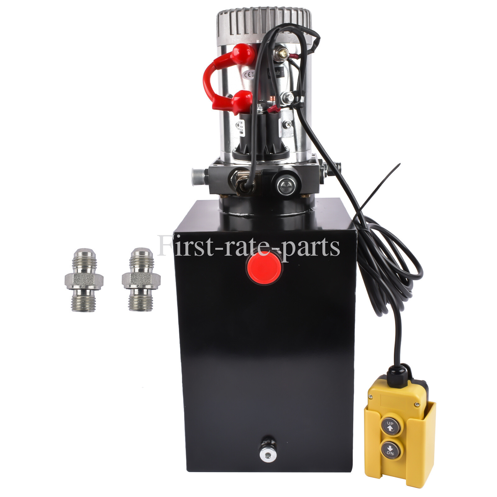 12 Quart Single Acting Hydraulic Pump 12V DC Dump Trailer Hydraulic Power Unit