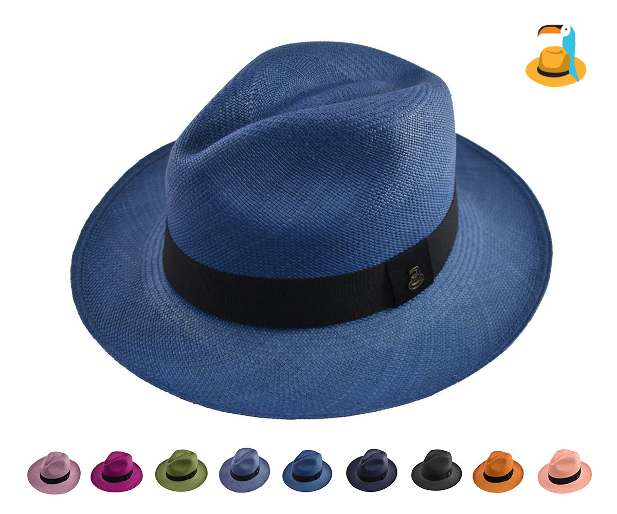 Colors Fedora | Original Panama Hat | Handwoven in Ecuador | EA + HatBox