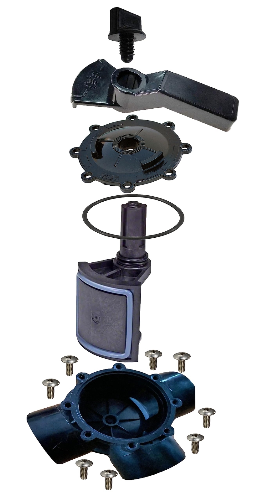 Pool Diverter Valve 4720 Rebuild Kit Complete For Zodiac Jandy 2-way/3-way Valve