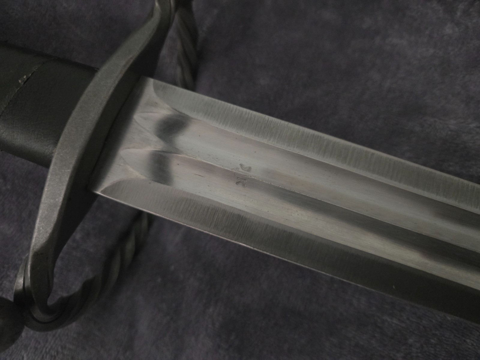 Fabri Armorum Longsword KATZBALGER Bastard Sword Black scabbard belt 120cm Blunt