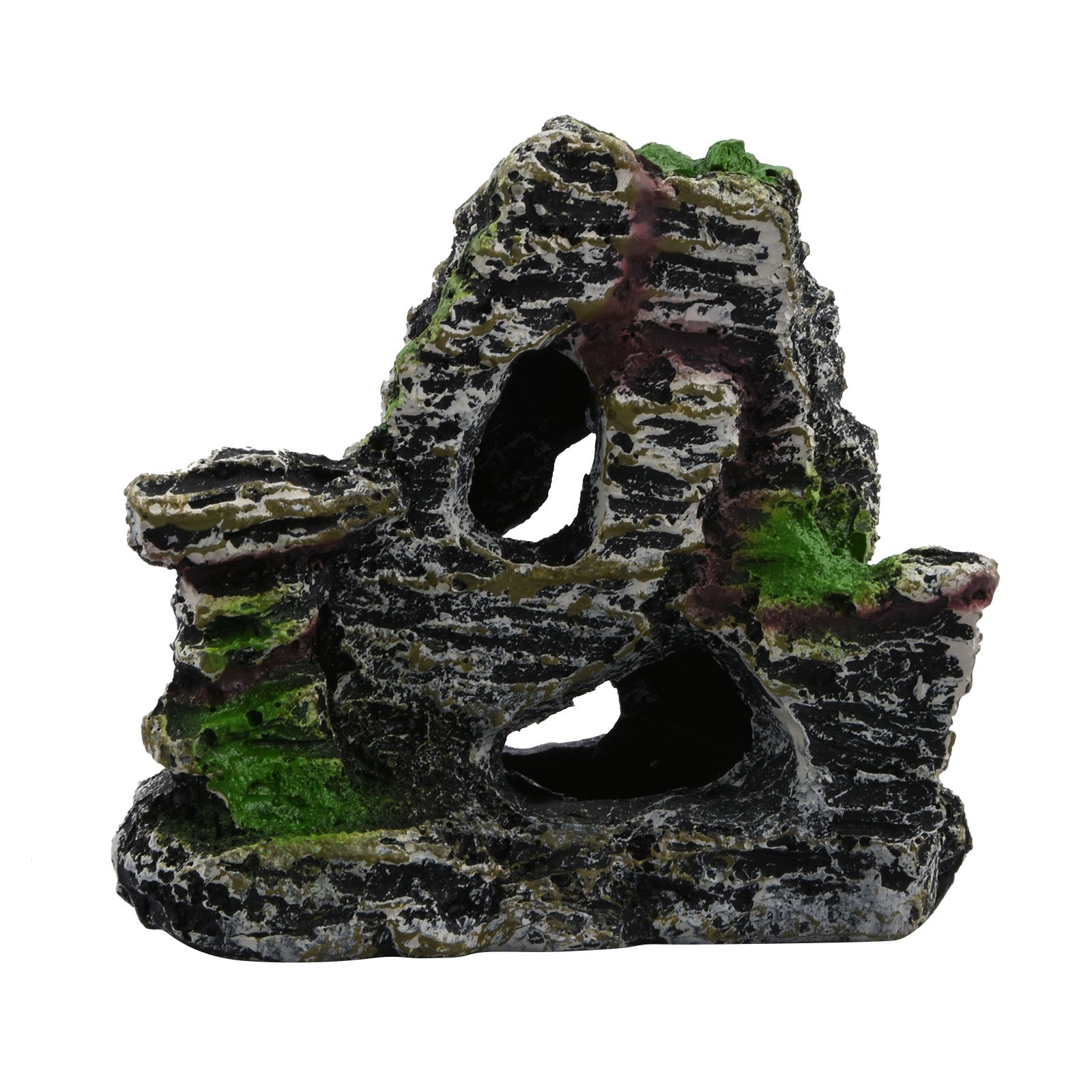 Aquarium Ornaments Rock Cave Hiding Fish Tank Decorations Landscape Underwater