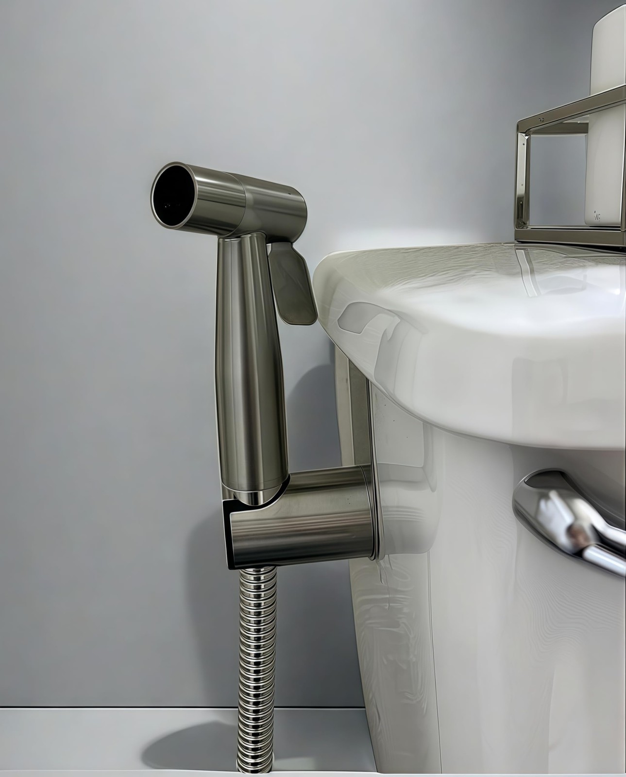 Stainless Steel Flexible Bidet Hose (1.5m/59") - Leak Proof, High Pressure, A...