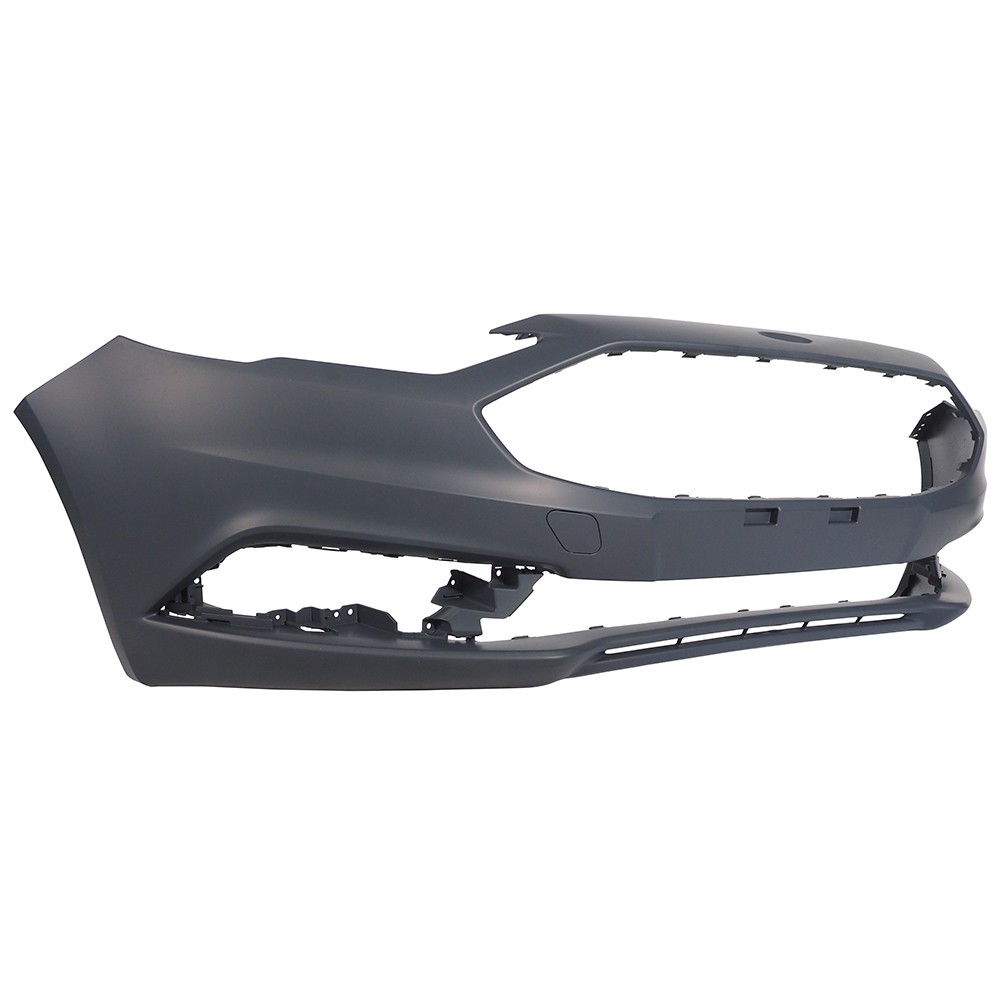 Front Bumper Cover Grille Assembly Kit Set For 2017 2018 Ford Fusion w/Fog Light