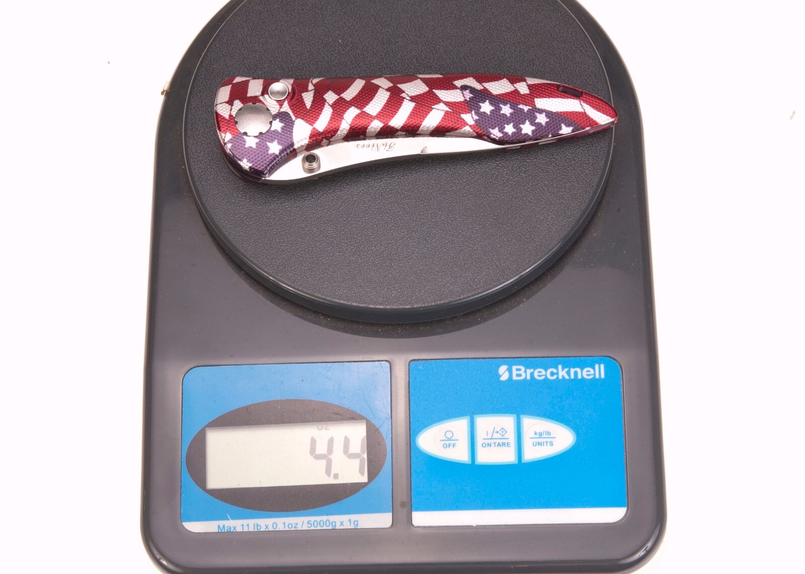 Vintage USA TiNives Stars and Stripes Knife CNC Tolerance