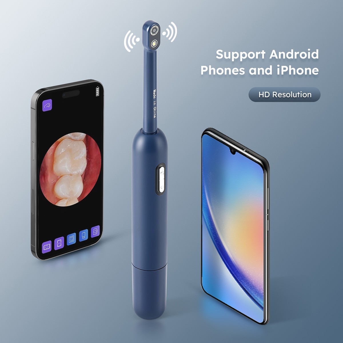 Dental Wireless WiFi Intraoral Camera Imaging Intra Oral Endoscope 7 LED Light