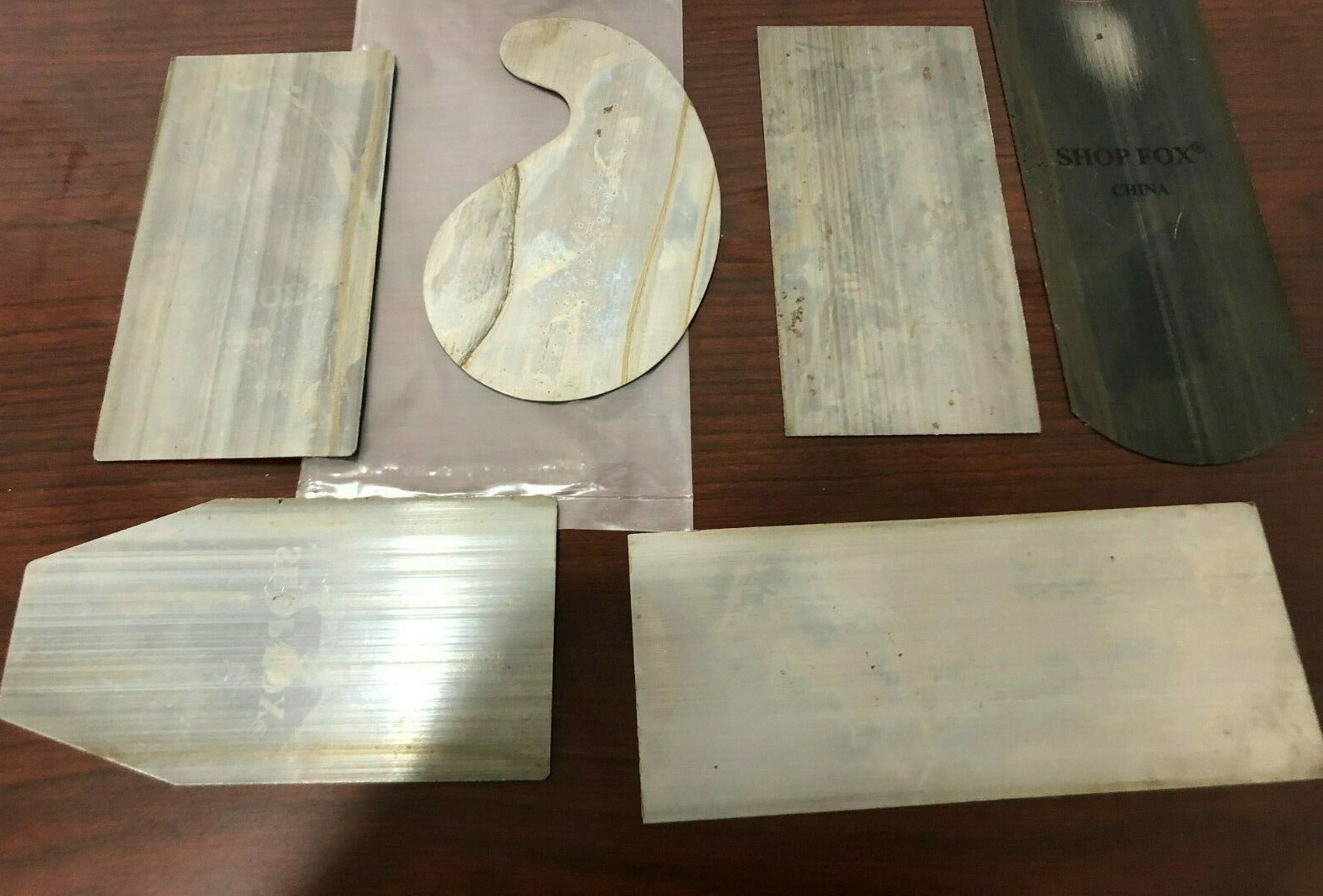 Shop Fox 6-Piece Cabinet Scraper Set D3294 READ DISCRIPTION!!!