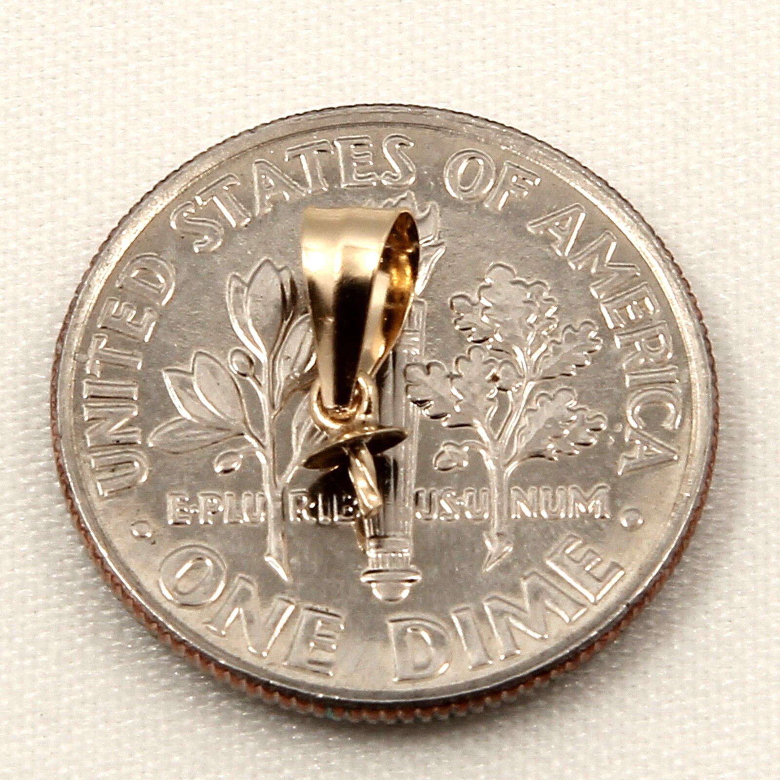 TPJ 14k Solid Yellow or White Gold Bail Findings Good For DIY