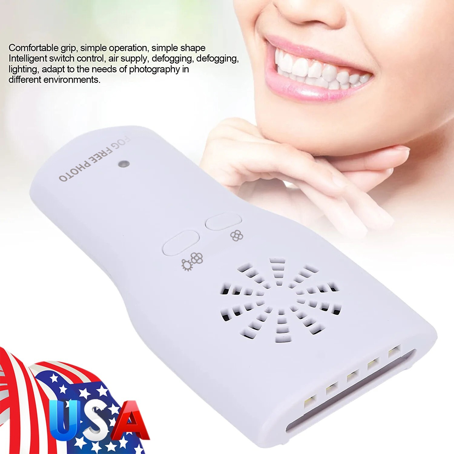 Dental Occlusal Mirror Fog Free LED Intra Oral Photo System Mirror Anti-Fog 4K