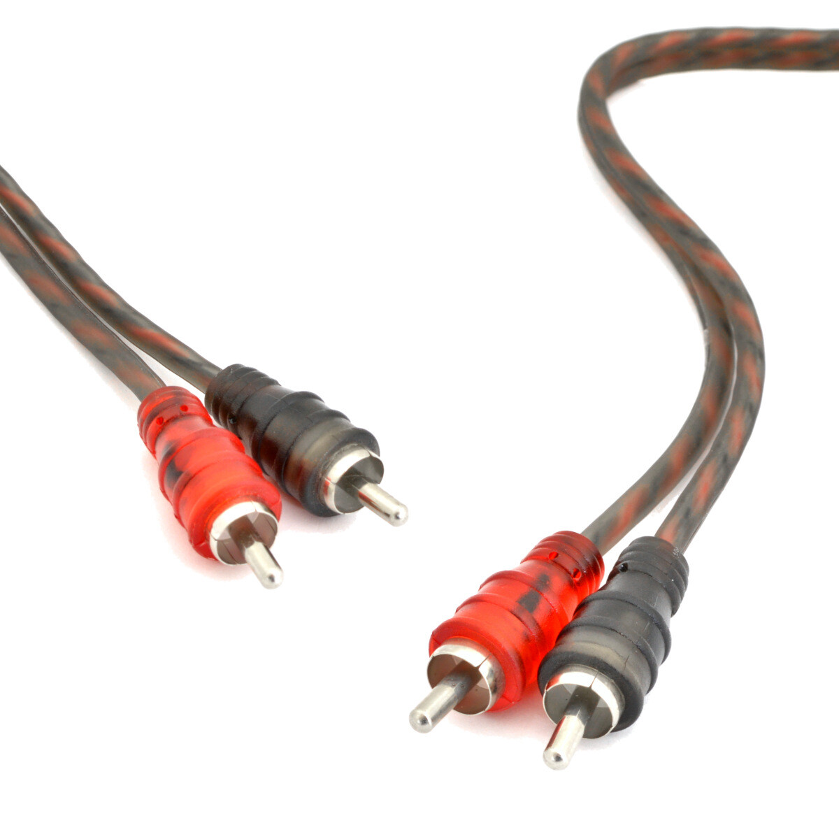 3ft 2-Channels Male-to-Male Twisted Pair OFC RCA Interconnect Cable