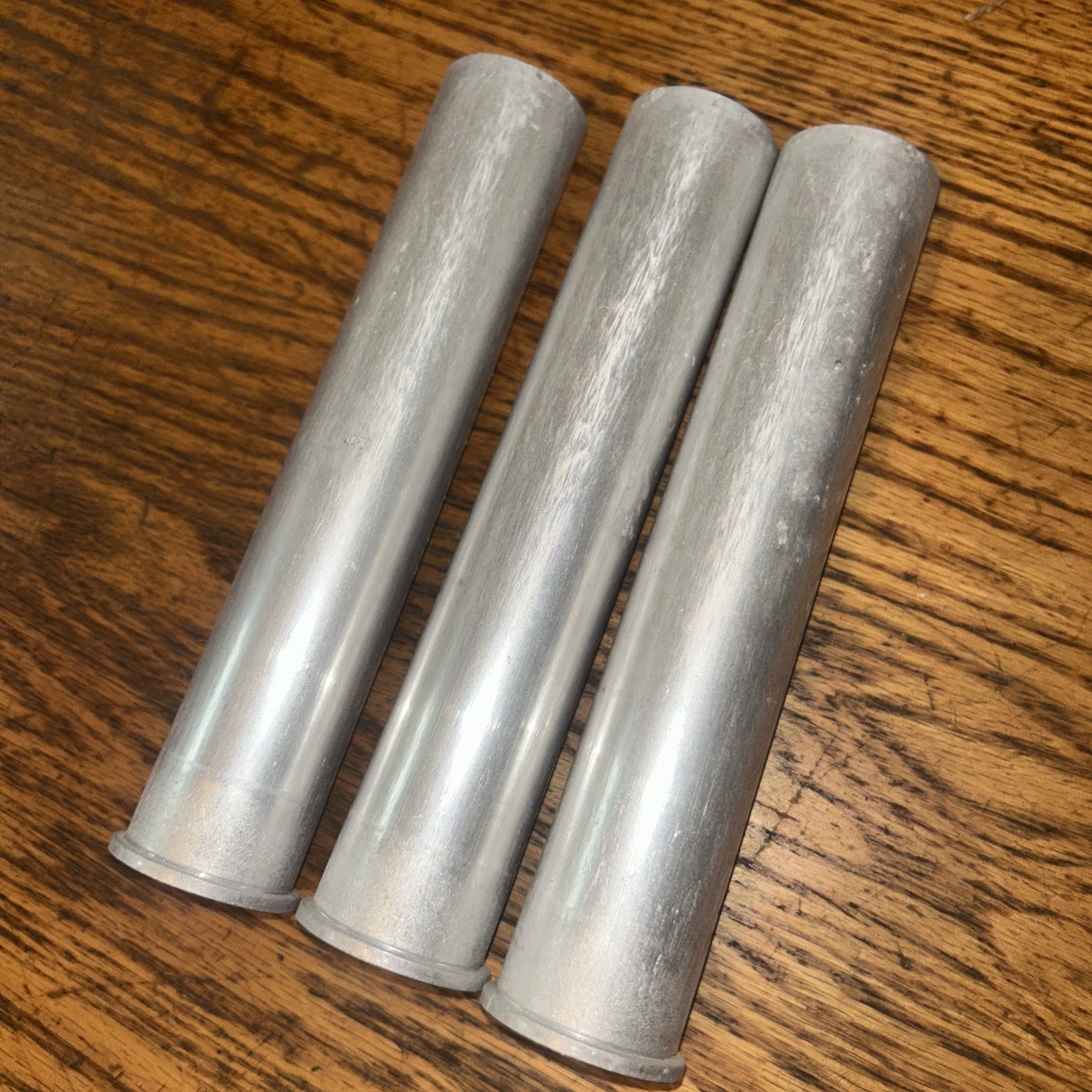 3-pk MK Ballistics reloadable 37MM 8” case Use380/38 rimmed blank Flare Casing