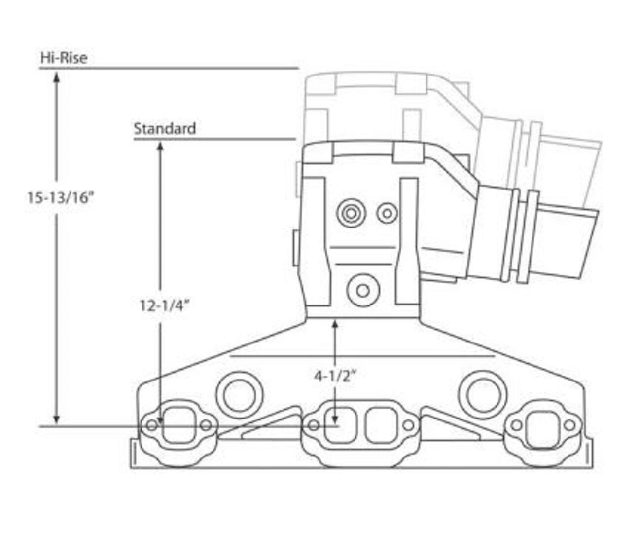 Volvo Penta OMC 5.0L 5.7L Exhaust Manifold Elbow Riser Kit 3847501 3862664 1992+