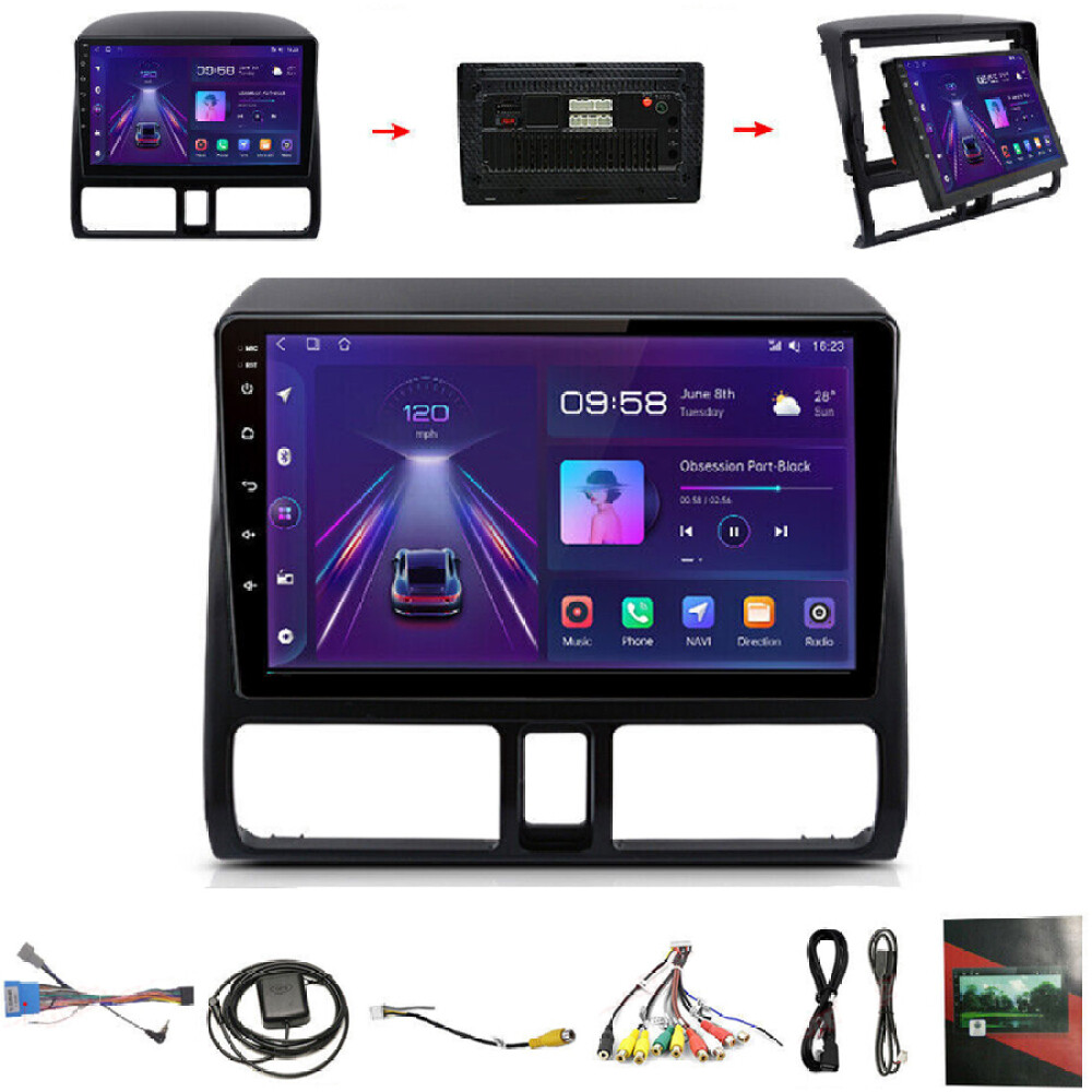 For Honda CR-V CRV 2002-2006 Apple CarPlay Android 14 Car Stereo Radio GPS