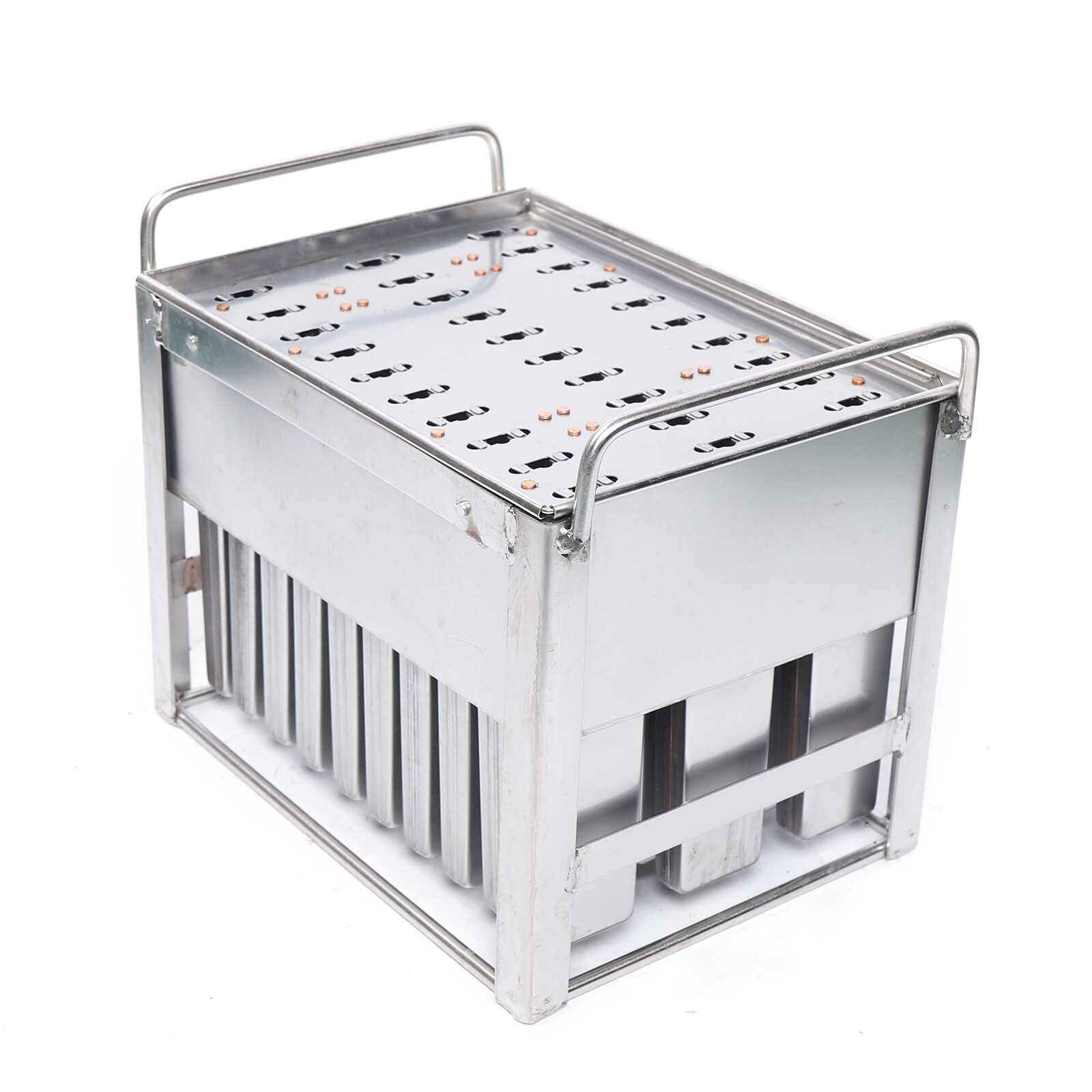 30* Ice Cream Stainless Steel Molds Ice Pop Lolly  Stick Holder Summer