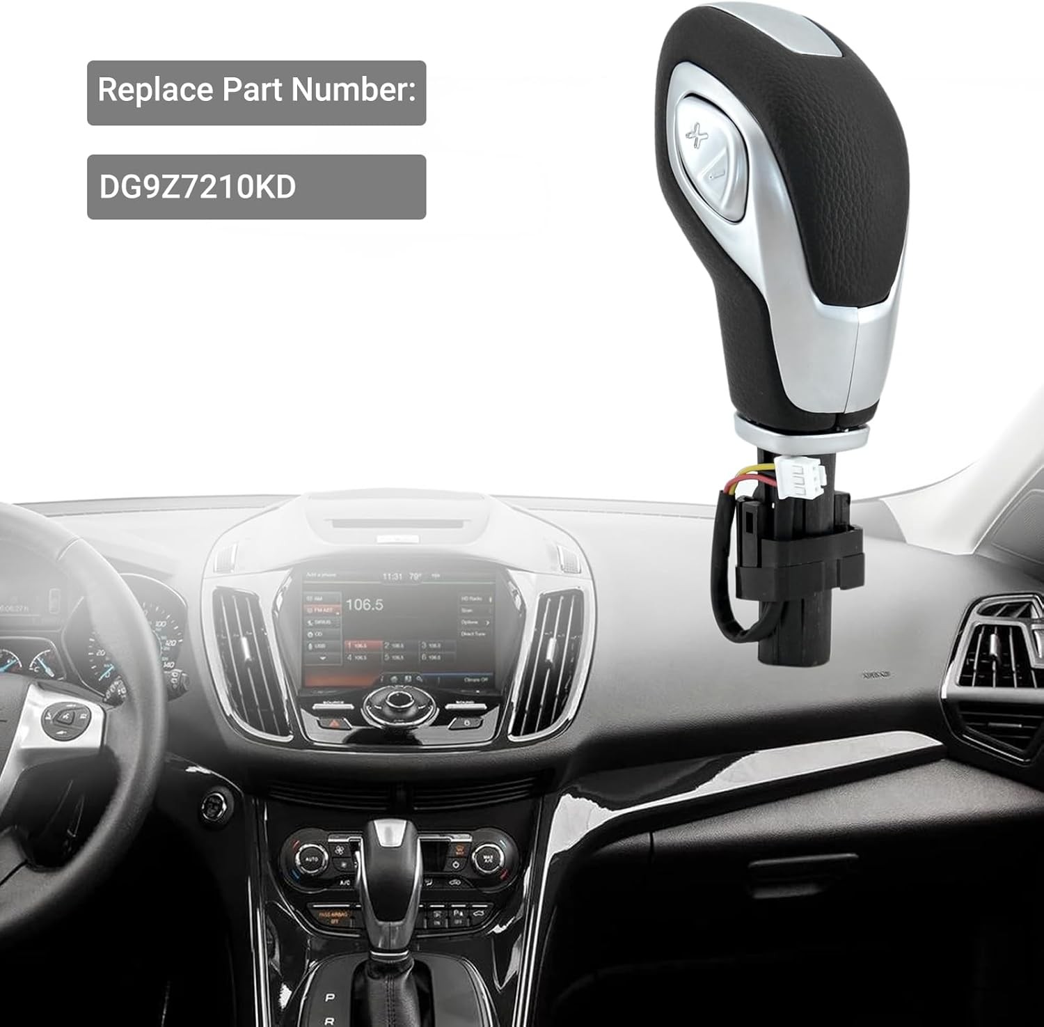 New Gear Shift Knob Shifter Lever Automatic Transmission For Ford Escape Fusion