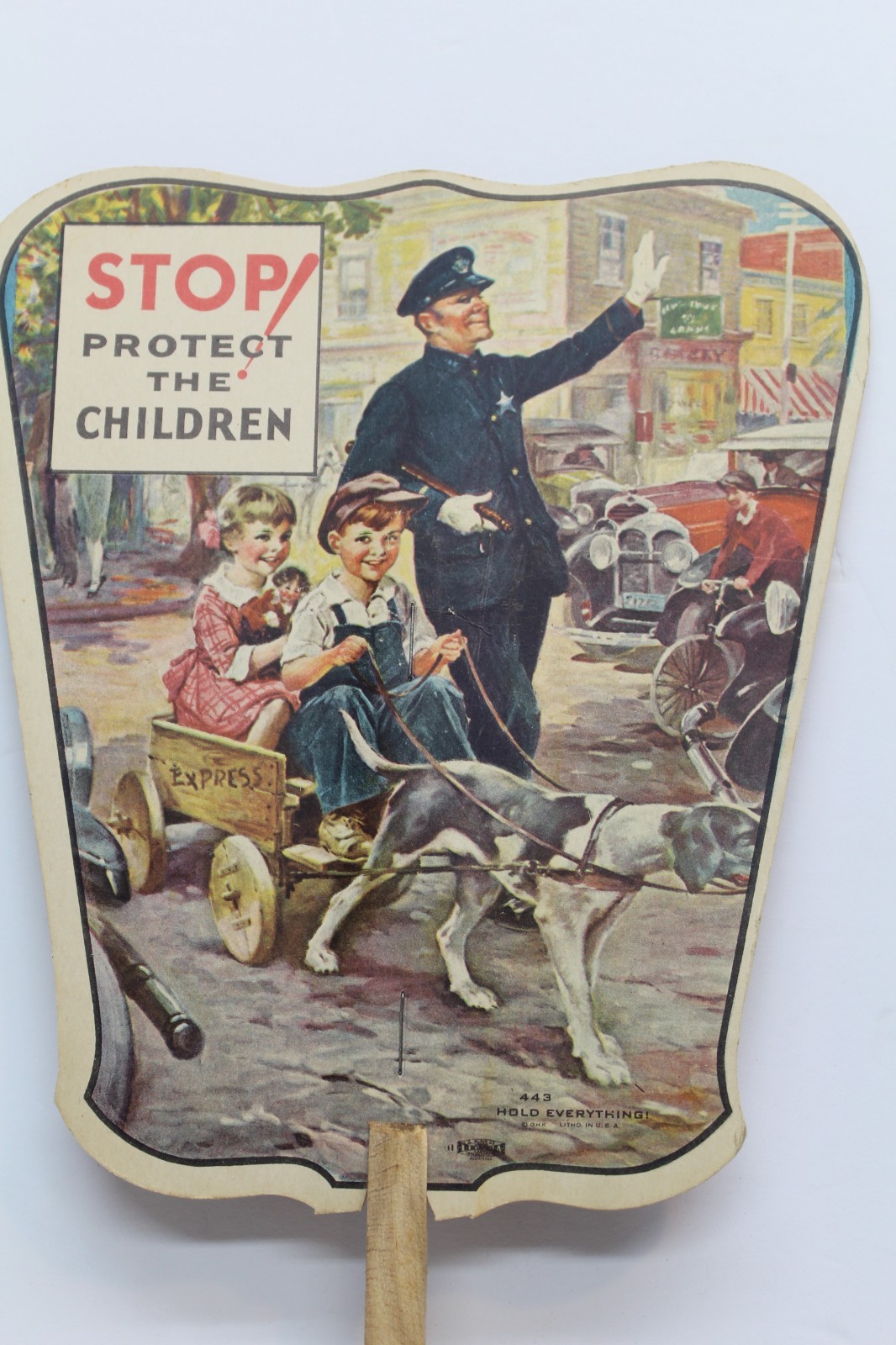 VINTAGE HAINES THE SHOE WIZARD YORK PA ADVERTISING HAND FANS