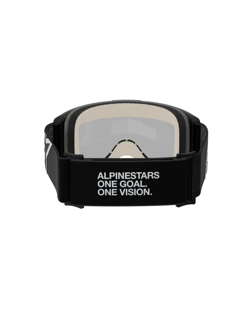 Alpinestars Vision 5 Corp MX ATV MTP Off Road Goggles Black/Silver Mirror Lens