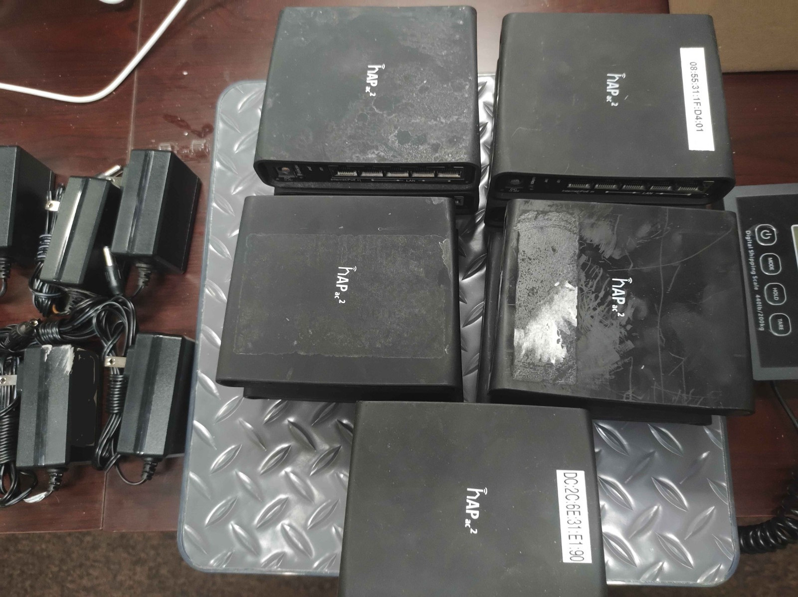 Lot of 10x Used MikroTik hAP ac2 Routers RBD52G-5HacD2HnD-TC