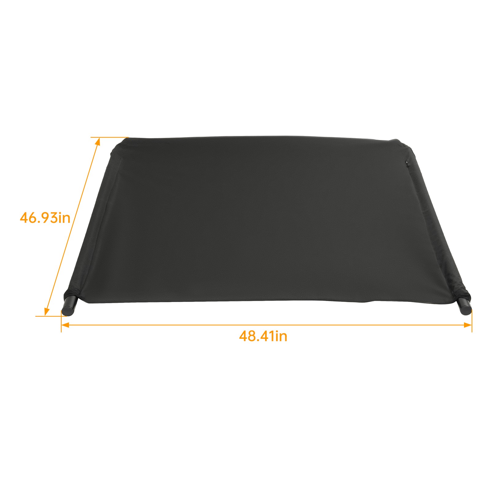 Tractor Canopy Sun Shade Roof Top for Lawn Mower ROPS, UV Cover