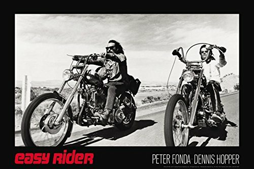 Easy Rider Movie (Dennis Hopper & Peter Fonda on Motorcycles) Poster (24x36)