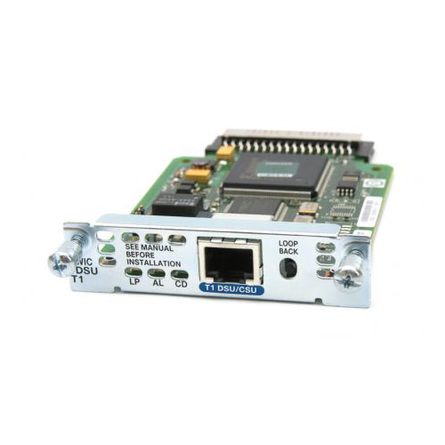 Cisco HWIC-1DSU-T1 1-Port T1 DSU/CSU Module, 1 Year Warranty
