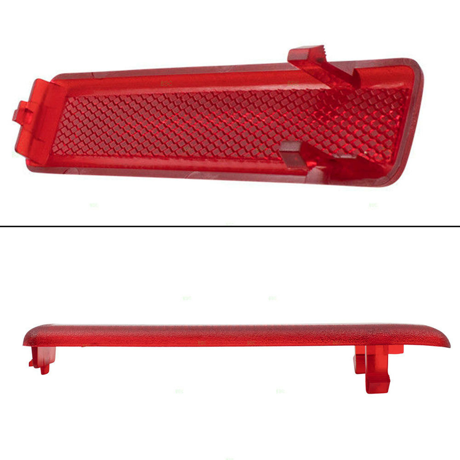 L& R Rear Inside Door Trim Reflector For Escalade Avalanche Silverado 2003-2007