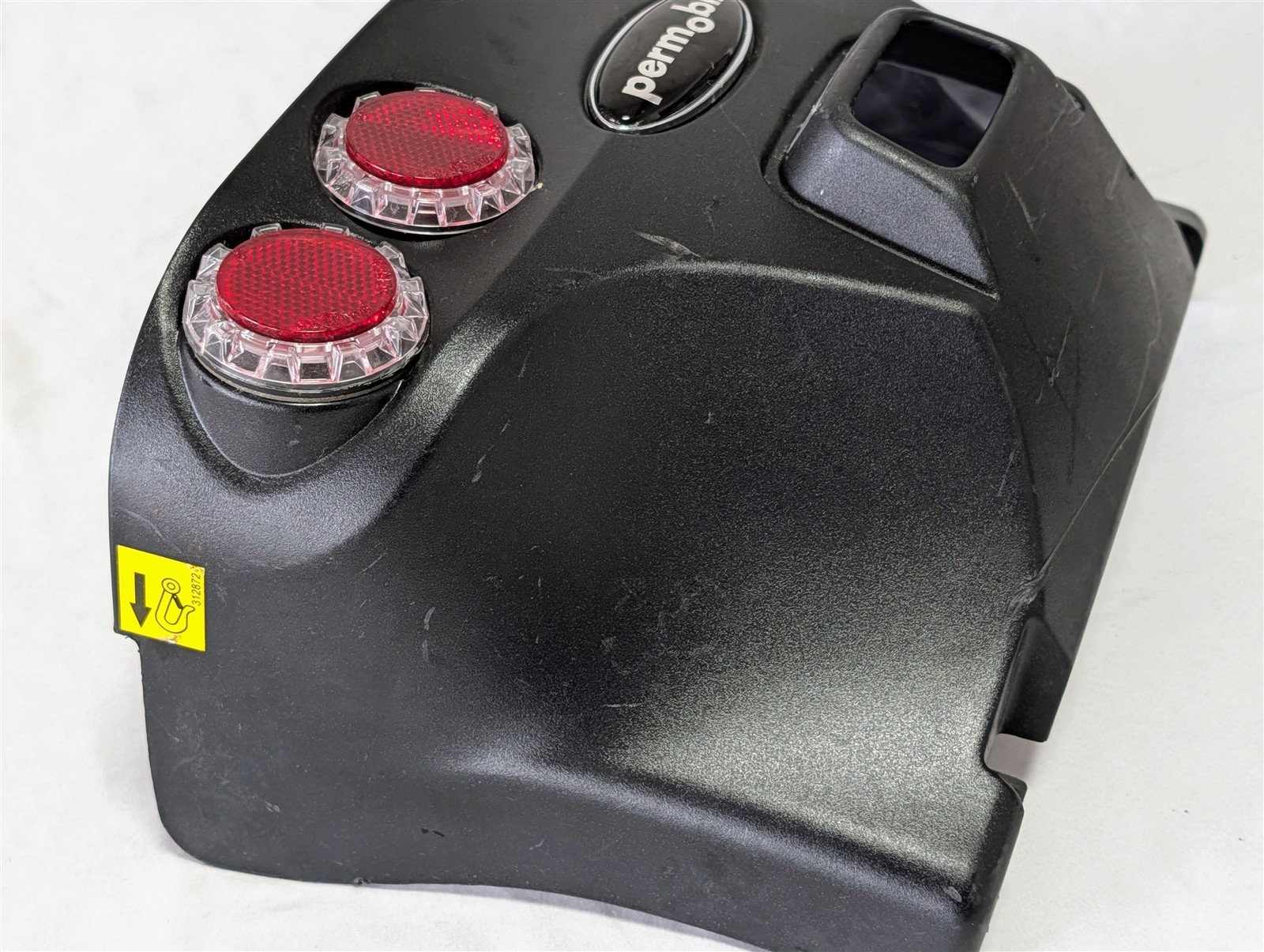 Permobil M300 M400 Rear Battery Cover Shroud with Reflectors - Part 320046