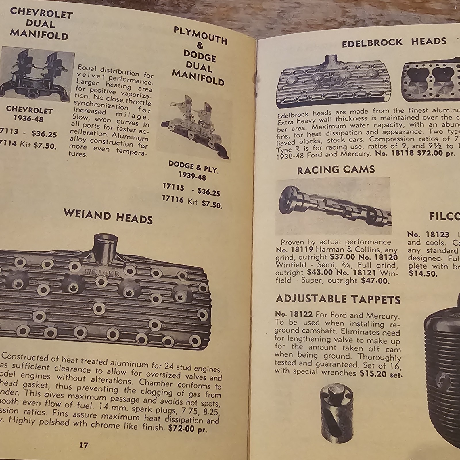 1948 Eastern Auto Accessories Catalog hot rod custom speed shop Cal auto ford V8