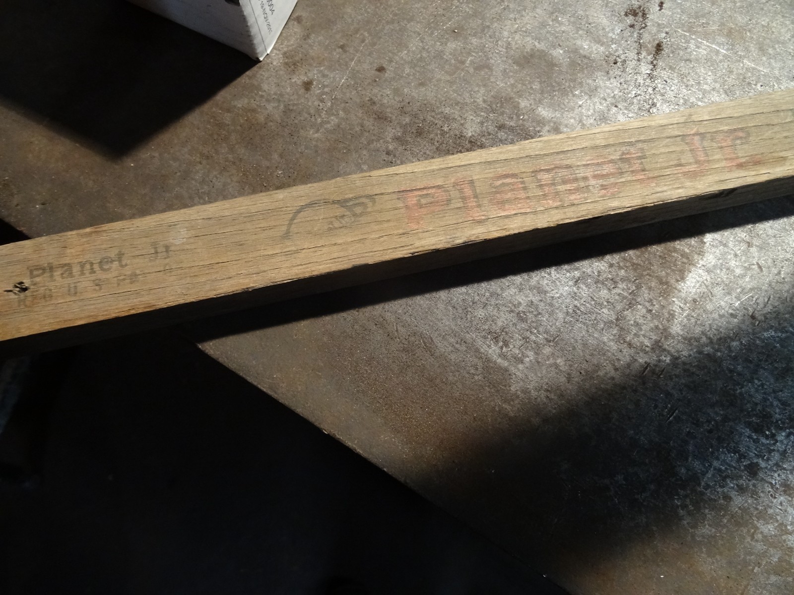 Planet Jr curved wooden handle for wheel hoe replacement part