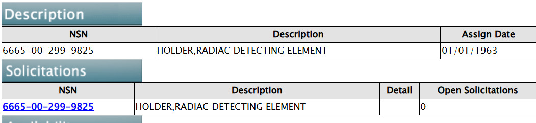 Vintage Radiation Film Badge Dosimeter Holder Military Issue Boxed [B6B3]