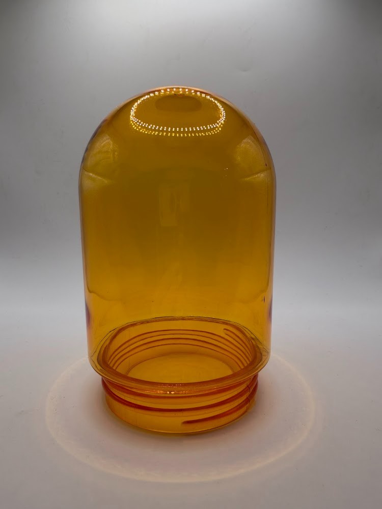 AMBER VAPOR TIGHT FIXTURE GLOBE