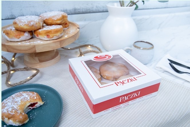 Southern Champion 8" x 8" x 2.5" Paczki Box Window 100/cs