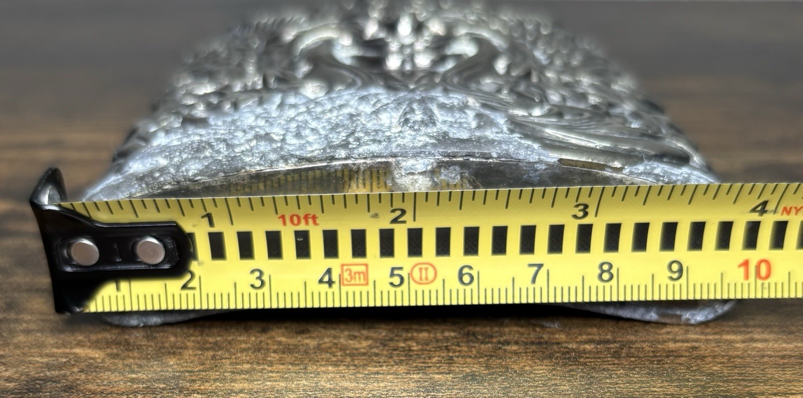 Godinger Silverplated Bacchus Vintage Metal Flask*SOLD AS IS*