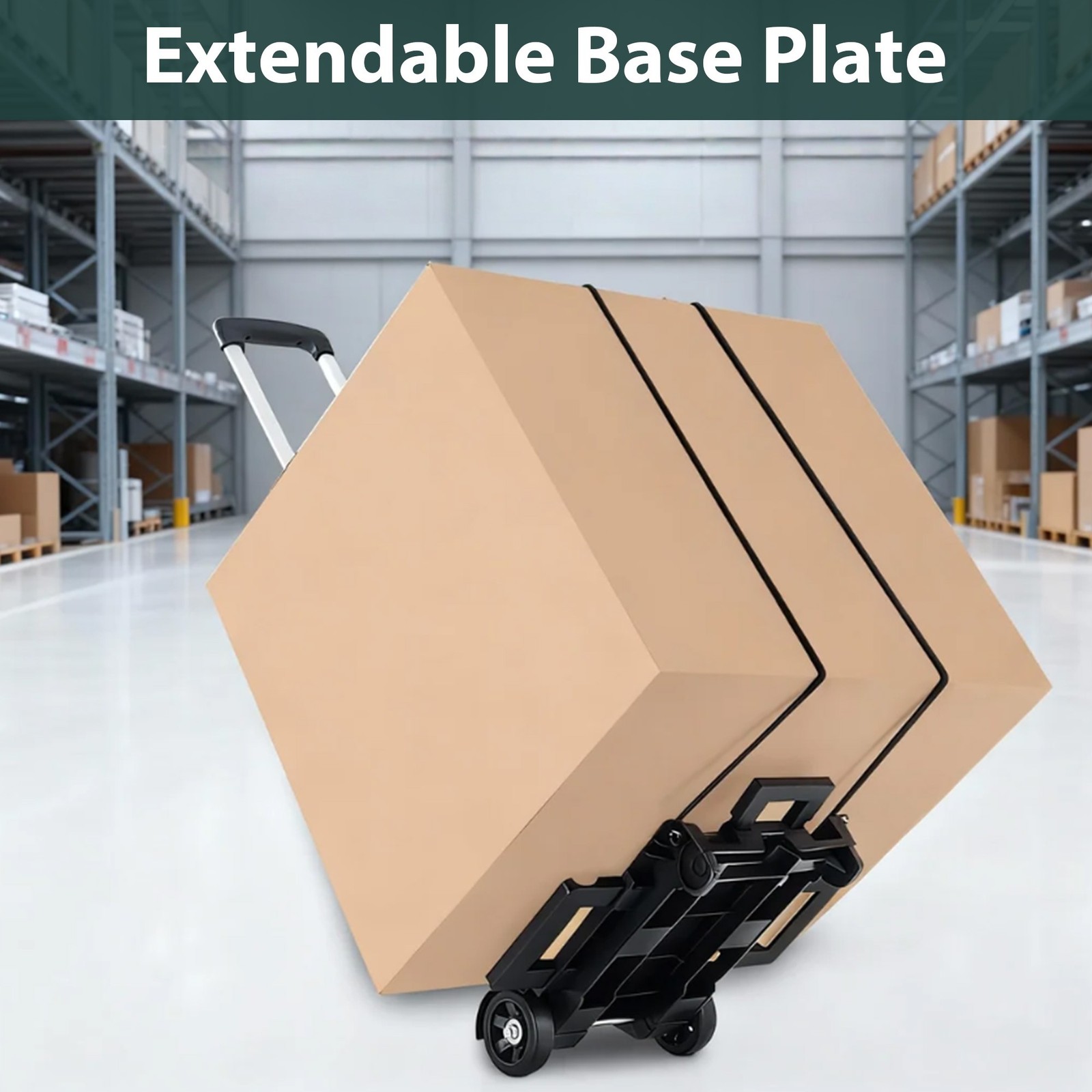 Heavy Duty Platform Cart Dolly Folding Moving Luggage Hand Truck Trolley 70lbs