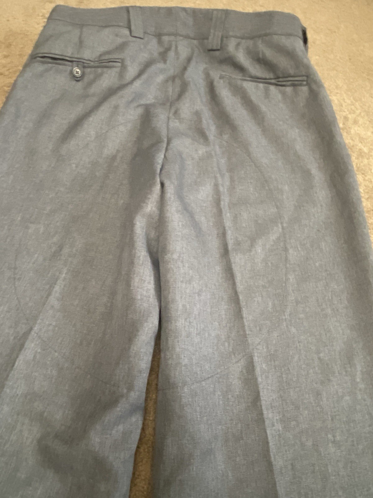 Smitty Charcoal Grey Pleated Umpire Pants Size 36 37.5x34) Active Waistband