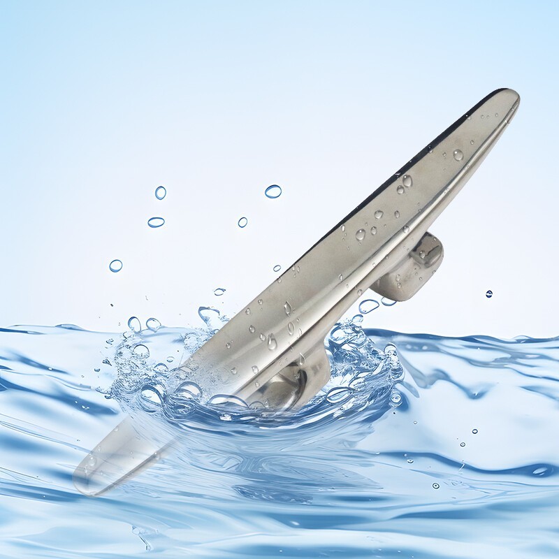 10 Inch 316 Stainless Steel Mooring Cleat Mooring Anchor Deck Cleat for Boat [