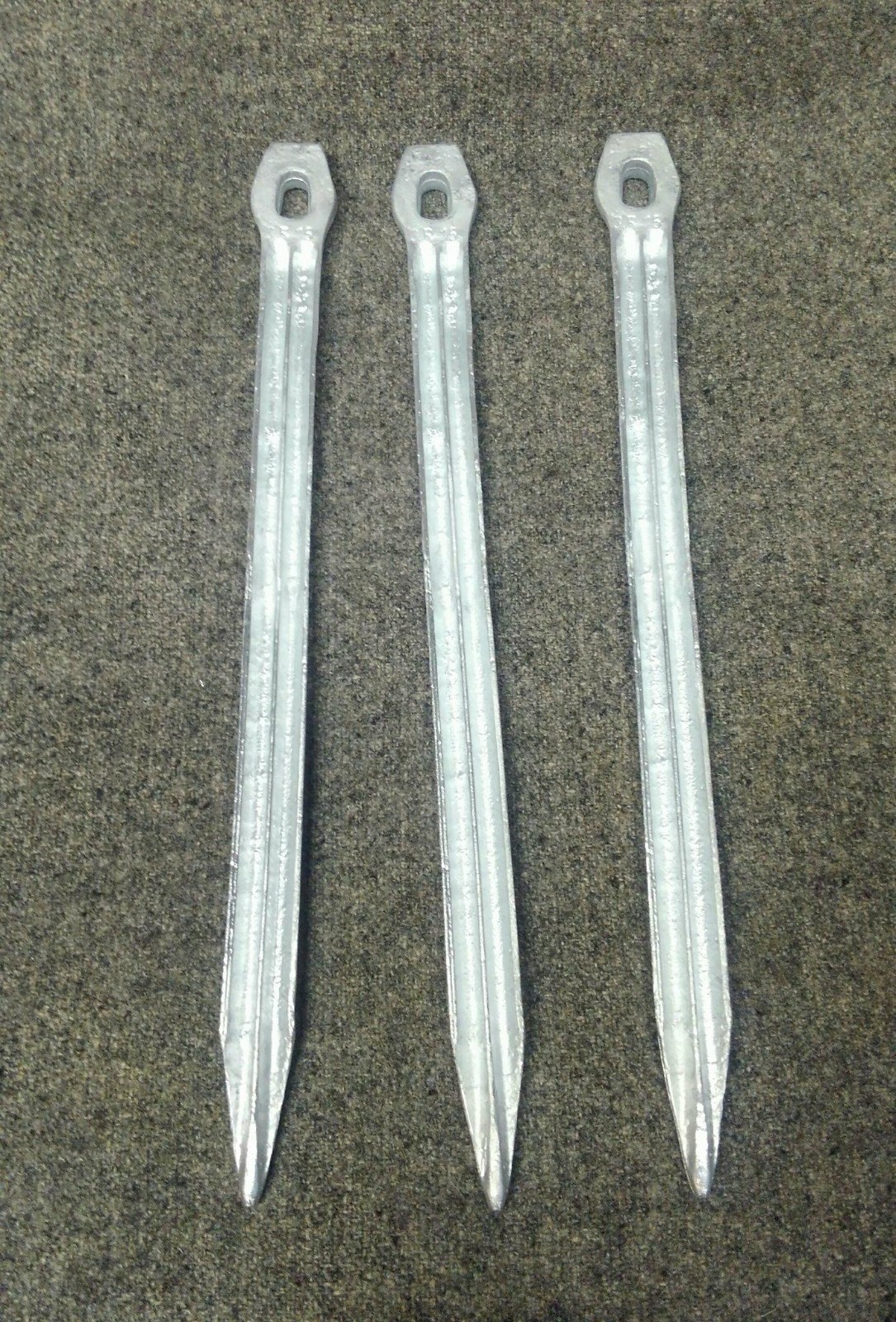 WWI Repro 1915 German Zeltbahn Tent Stakes (3 in a set)