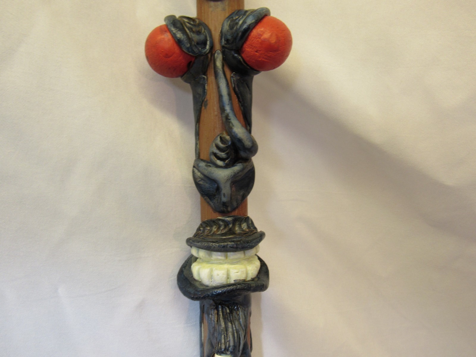 Whimsical Handmade Wooden Blowgun