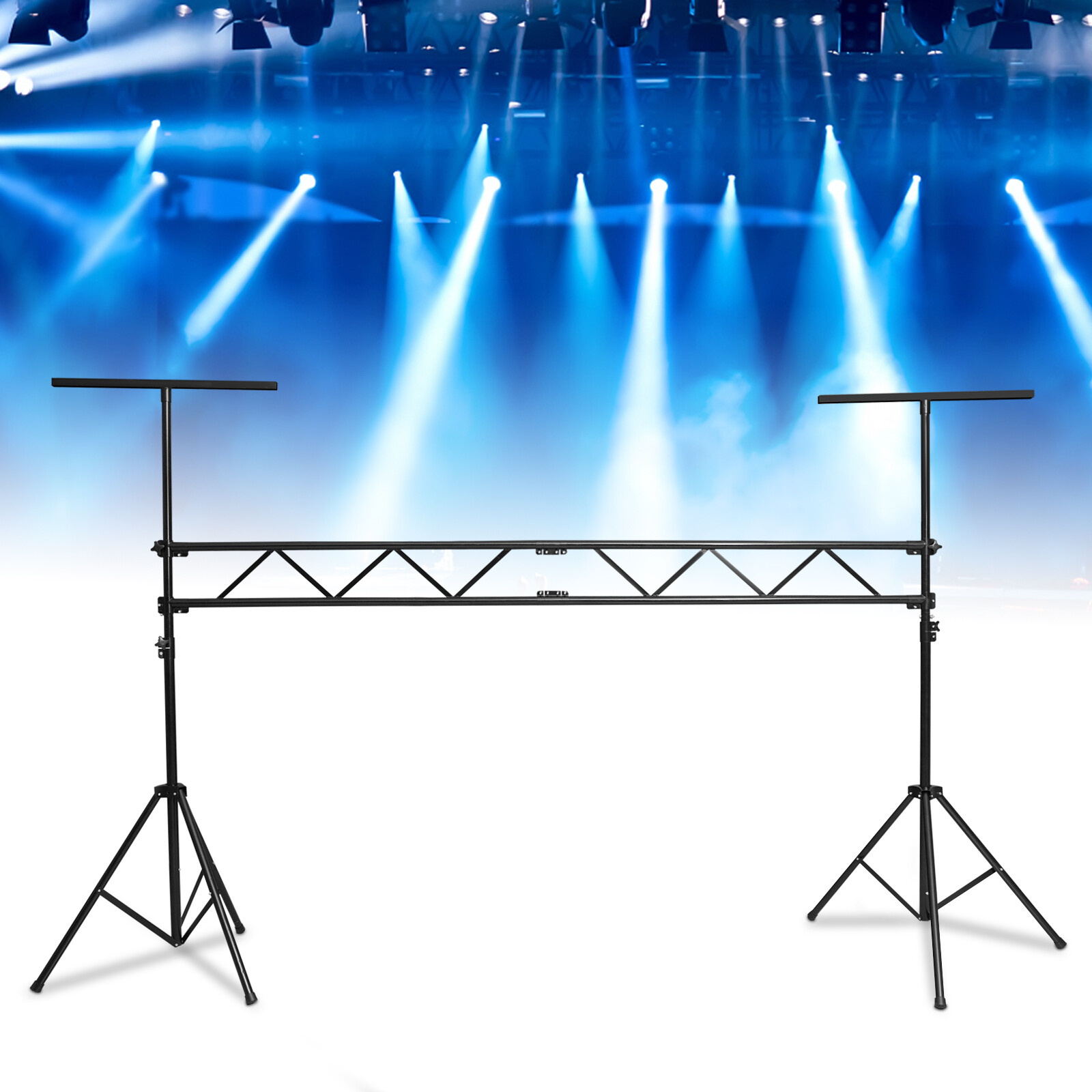 DJ Light Stand Rack T-Bar Lighting Trussing Stage Audio Light Truss Professional
