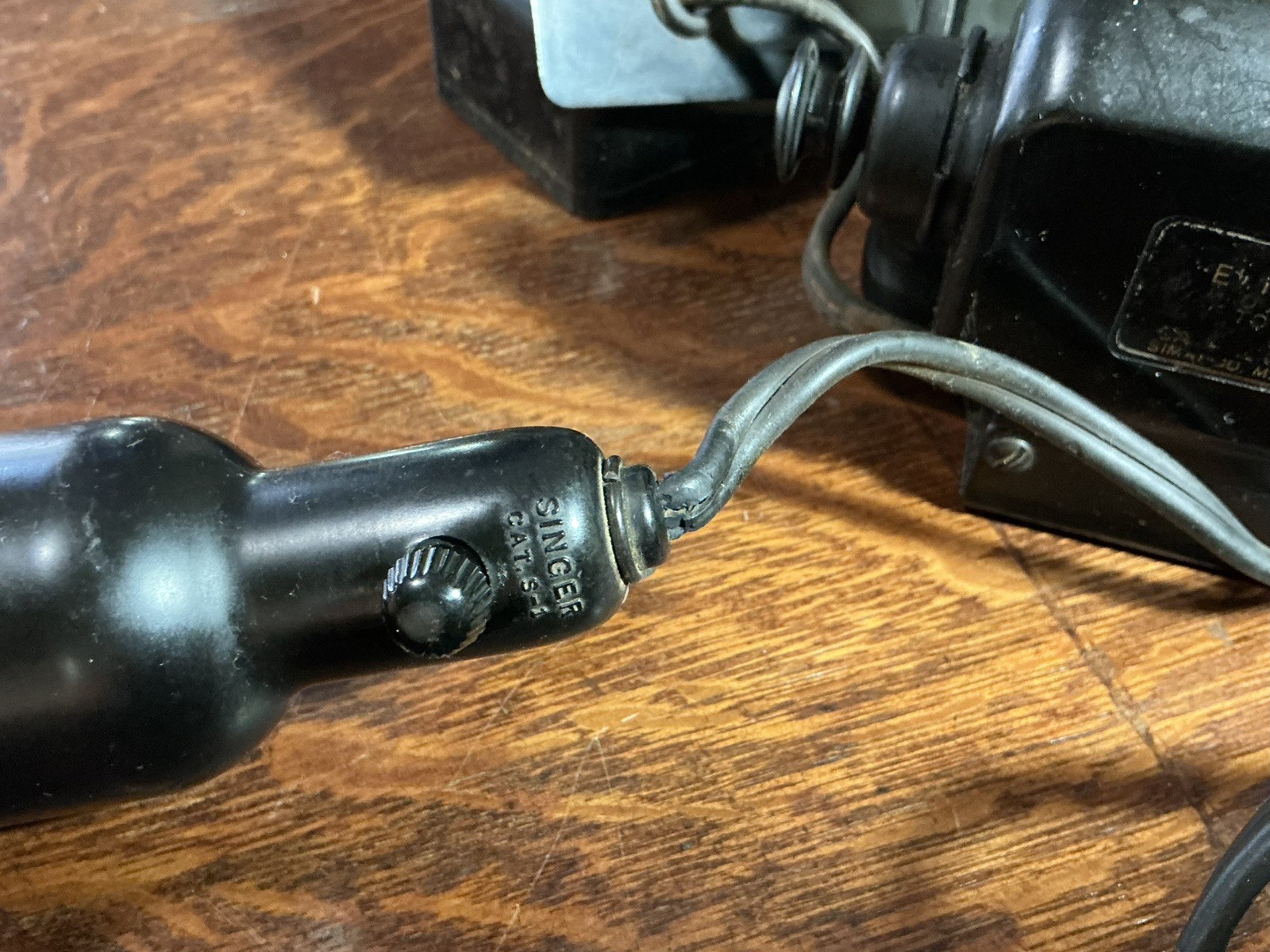 Vintage 1941 Singer 128 Sewing Machine Motor, Light and controller Unit