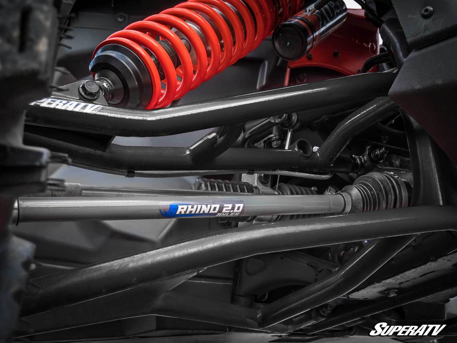 SuperATV High Clearance A-Arms for Can-Am Maverick X3 (72" Body) - Black