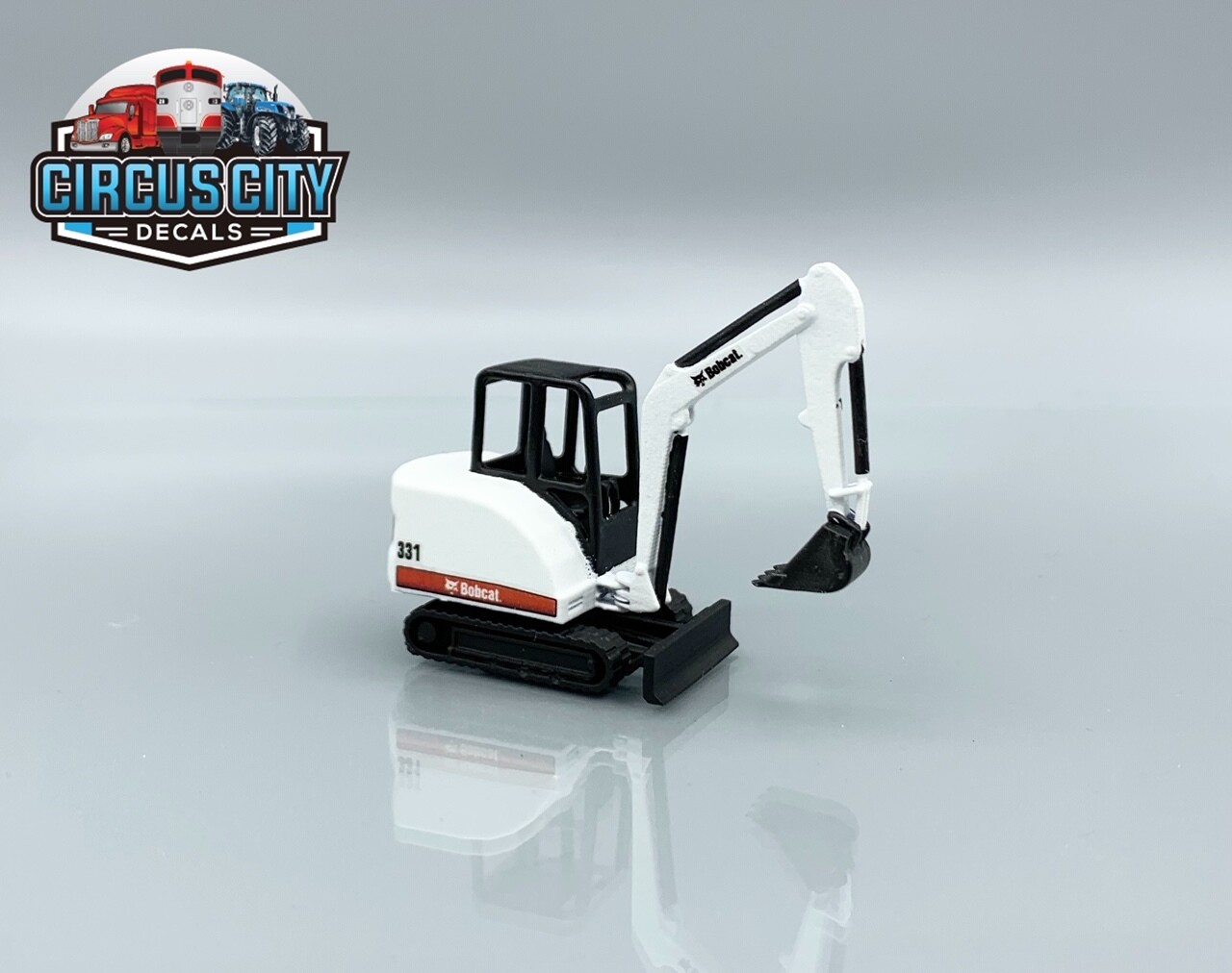 Mini Excavator Bobcat 331 HO Scale Model Kit (QTY 2)